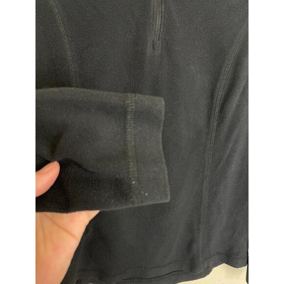 Columbia Mens XS 1/4 Zip Fleece Sweater Black Long Sleeve High Neck Pullover - Picture 4 of 9